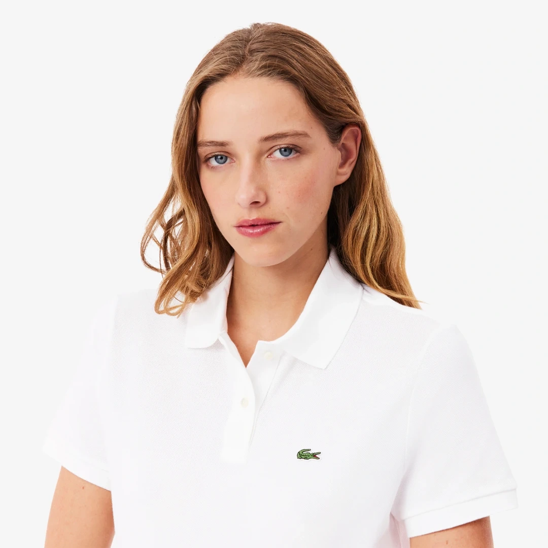 Classic Fit L1212 Kadın Polo Beyaz