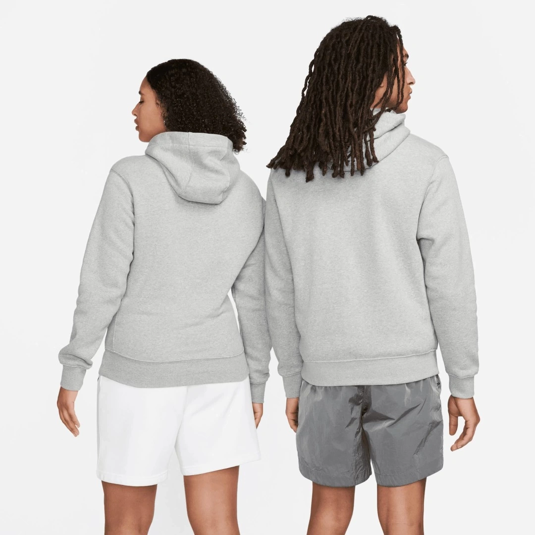 Club Fleece Kapüşonlu Sweatshirt Gri