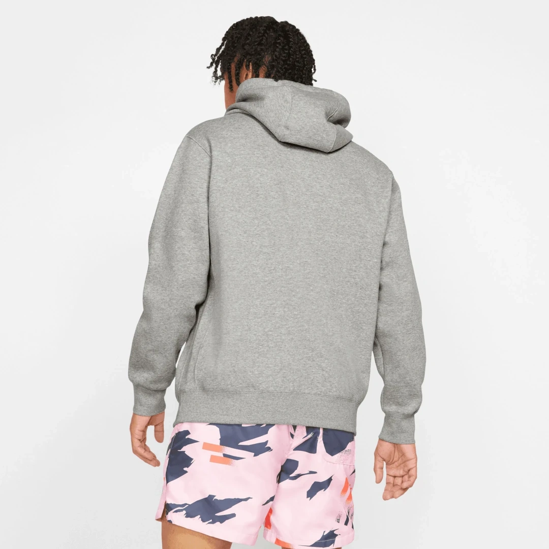 Club Fleece Kapüşonlu Sweatshirt Gri
