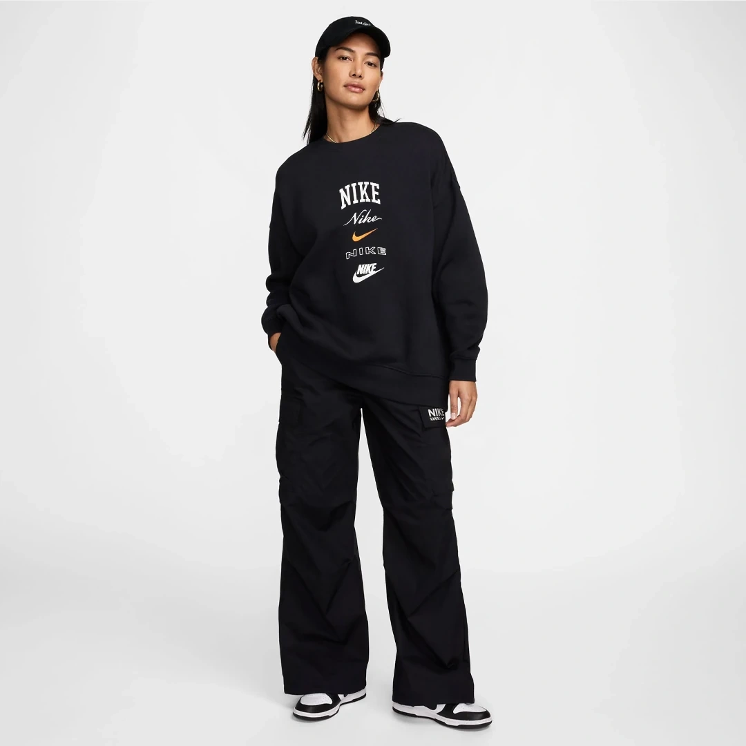 Club Kadın Sweatshirt Siyah