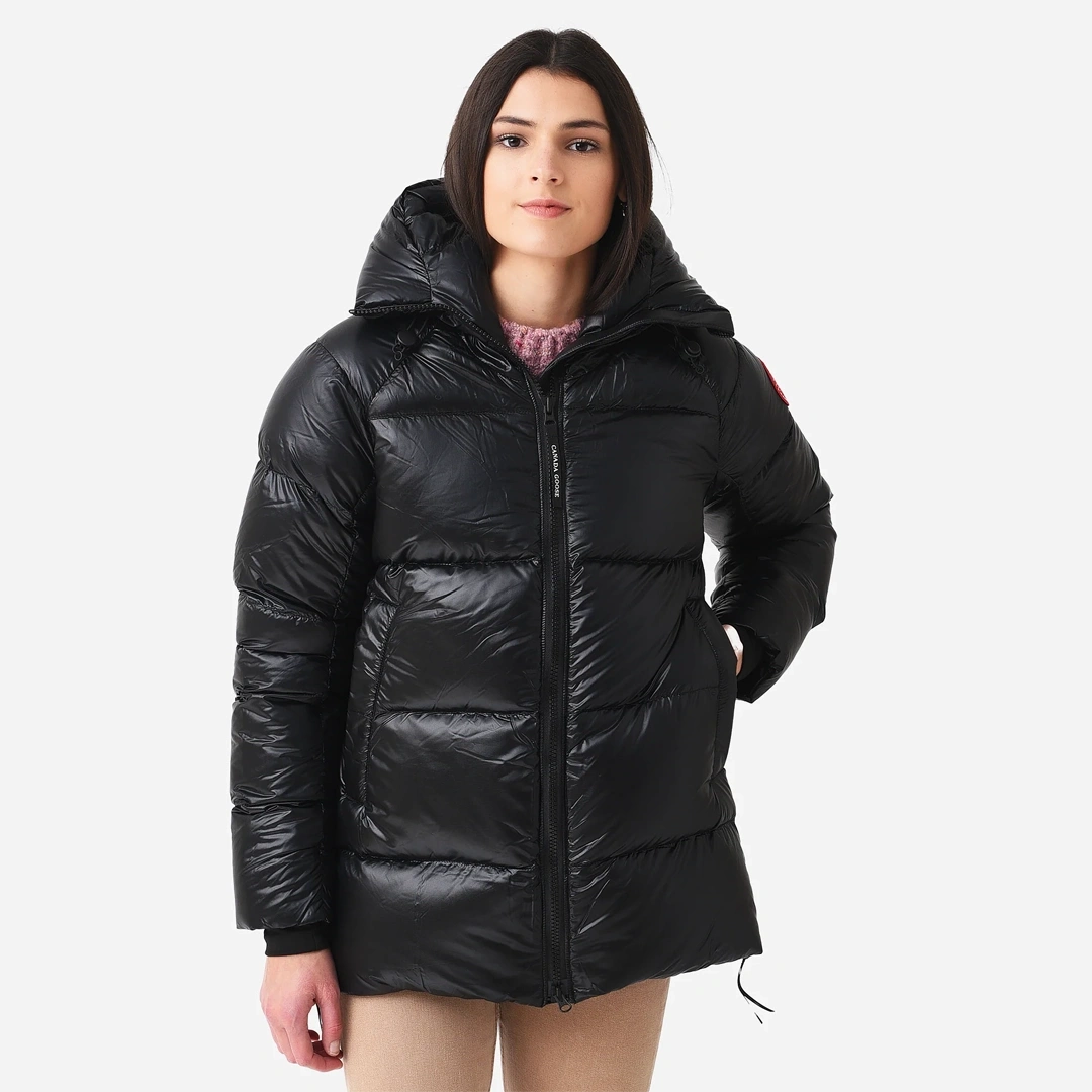 Crofton Puffer Siyah Kadın Mont
