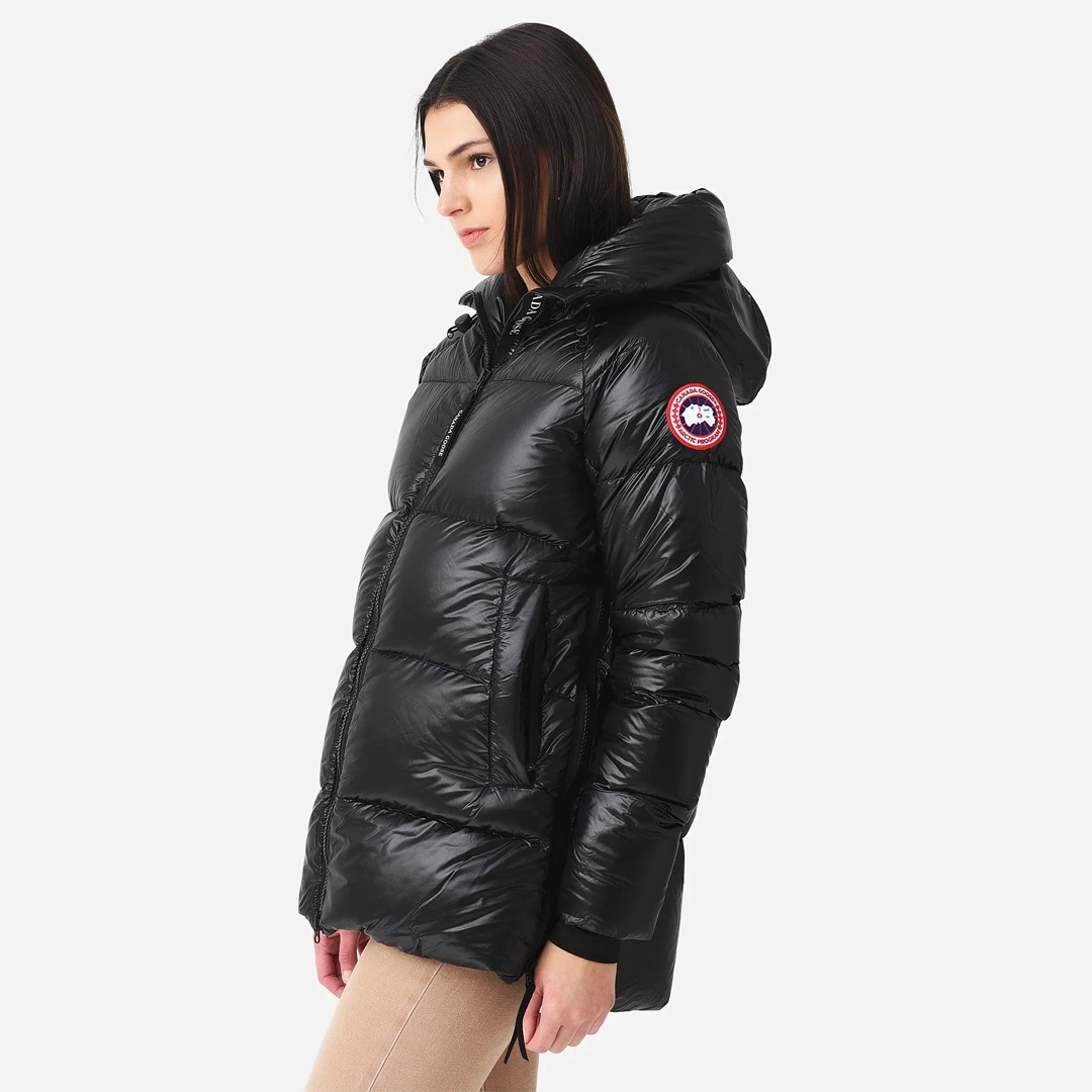 Crofton Puffer Siyah Kadın Mont