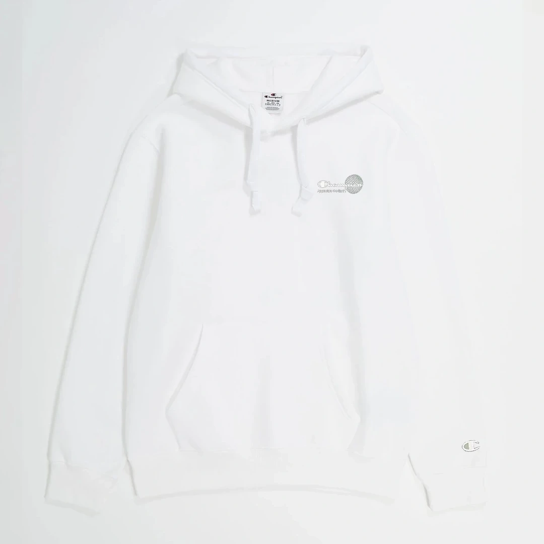 Eco Future Crewneck Hoodie Beyaz