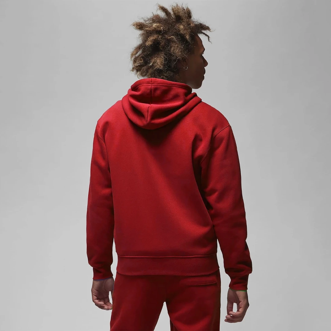 Essentials Tam Boy Fermuarlı Fleece Takım Kırmızı