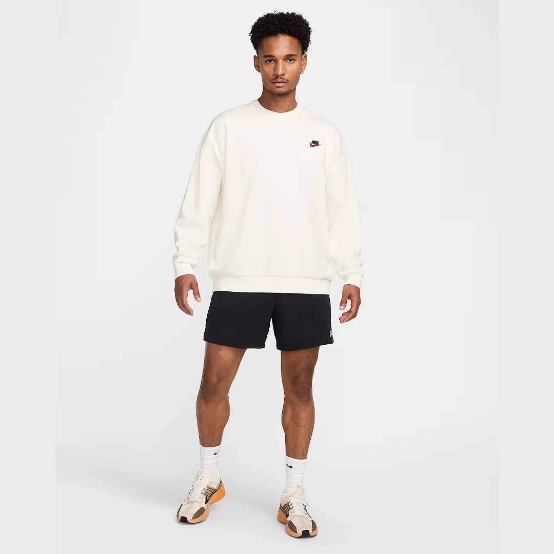 Foundation Club Fleece Sweatshirt Beyaz