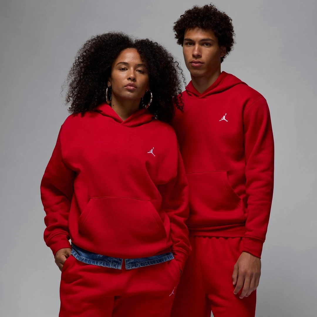 Jordan Brooklyn Fleece Hoodie Kırmızı