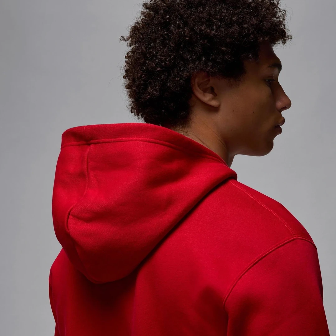 Jordan Brooklyn Fleece Hoodie Kırmızı
