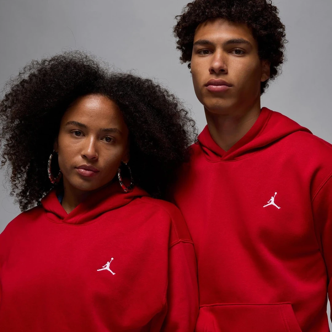Jordan Brooklyn Fleece Hoodie Kırmızı