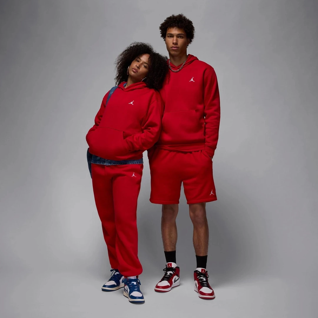 Jordan Brooklyn Fleece Hoodie Kırmızı