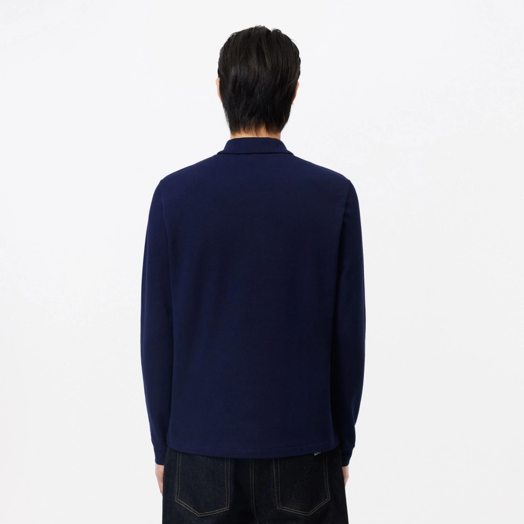 L.12.12 Classic Fit Uzun Kollu Lacivert Polo