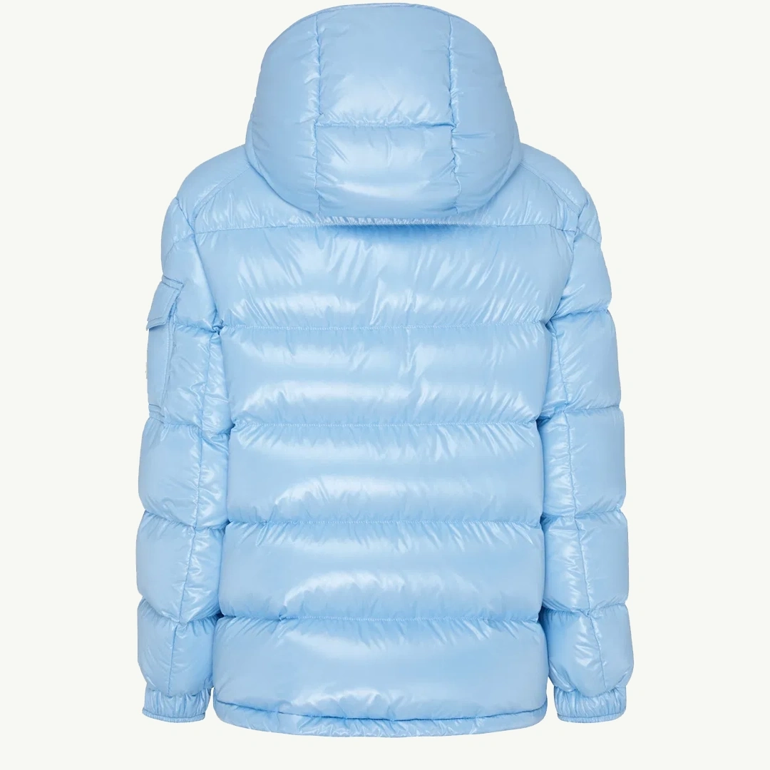 Maire Hooded Short Down Mavi Mont