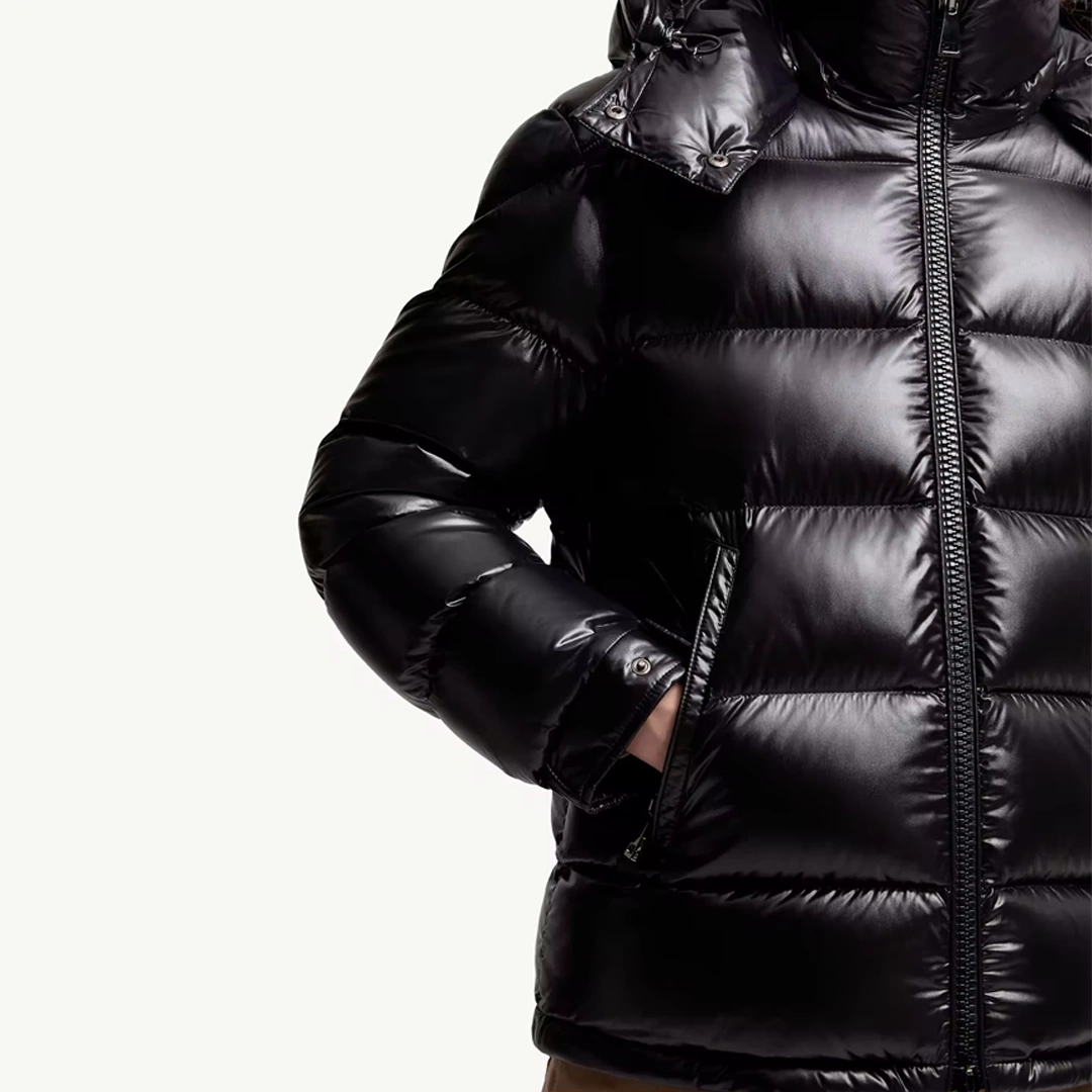 Maire Hooded Short Down Siyah Mont