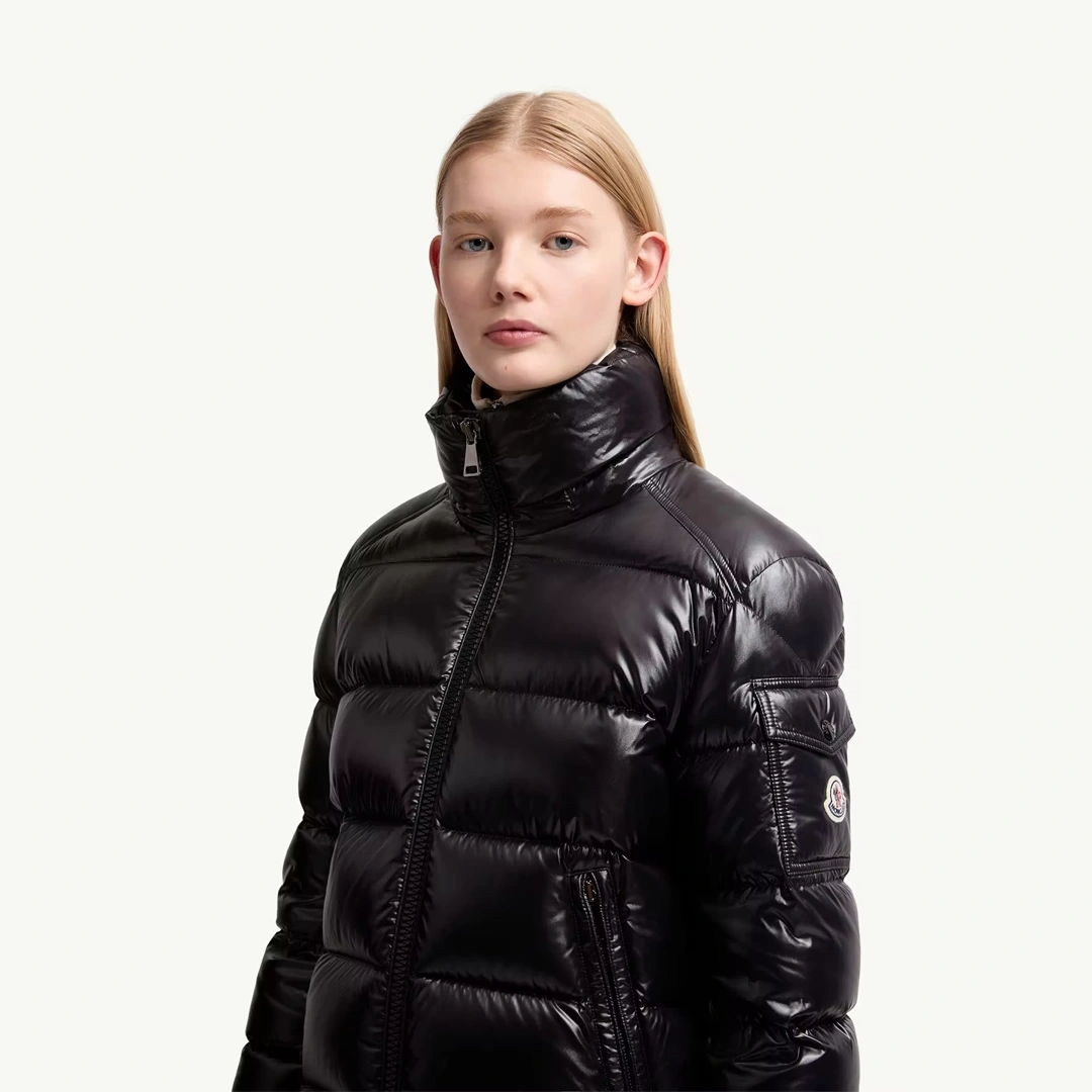 Maire Hooded Short Down Siyah Mont