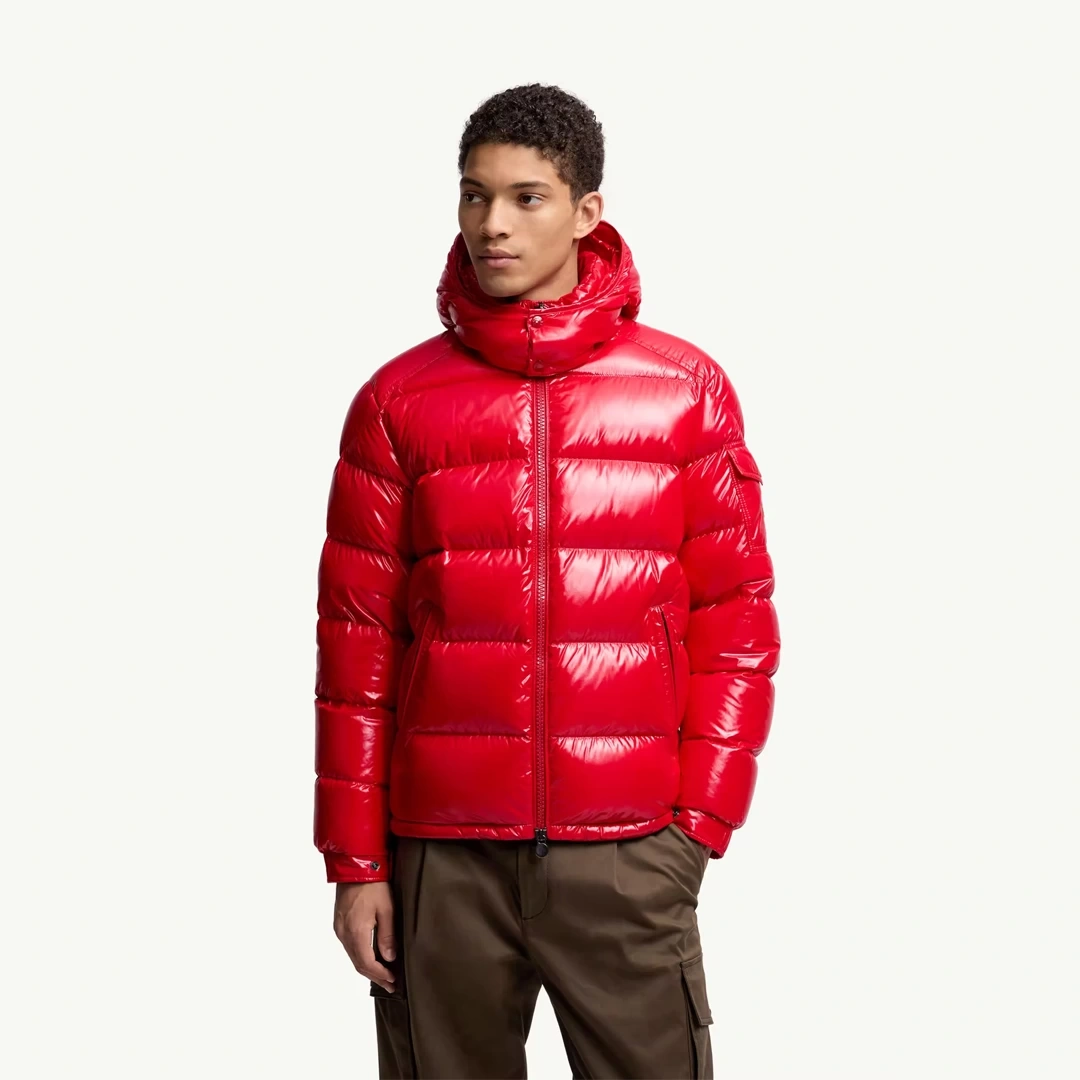 Maya Hooded Short Down Kırmızı Mont