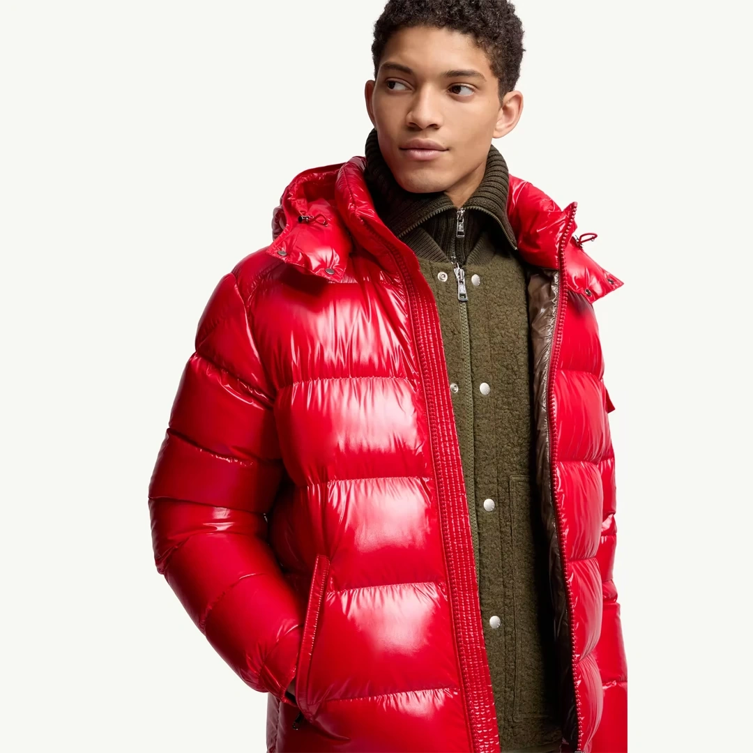 Maya Hooded Short Down Kırmızı Mont
