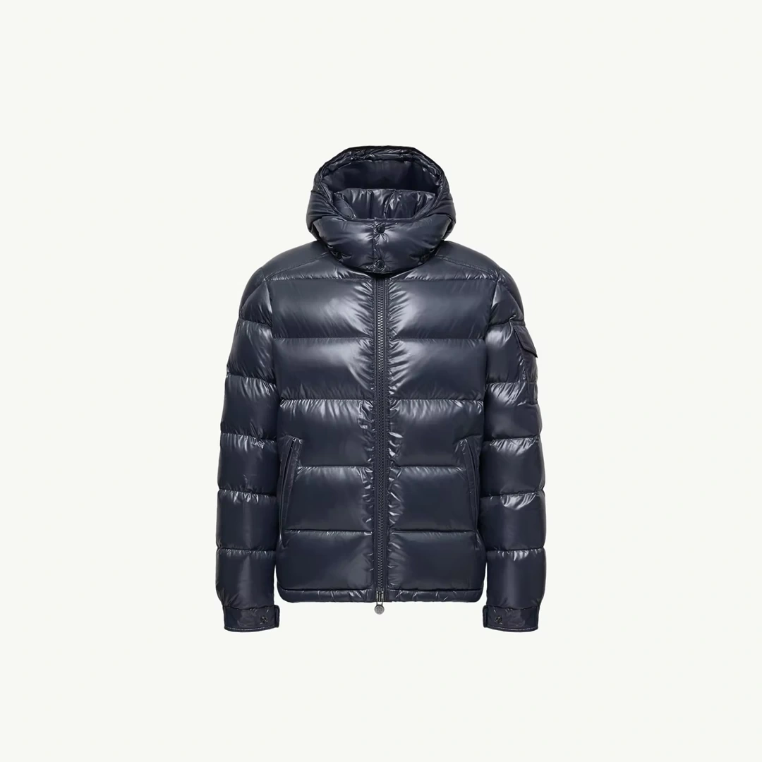 Maya Hooded Short Down Lacivert Mont
