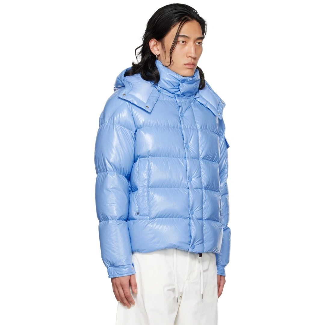 Maya Hooded Short Down Mavi Mont