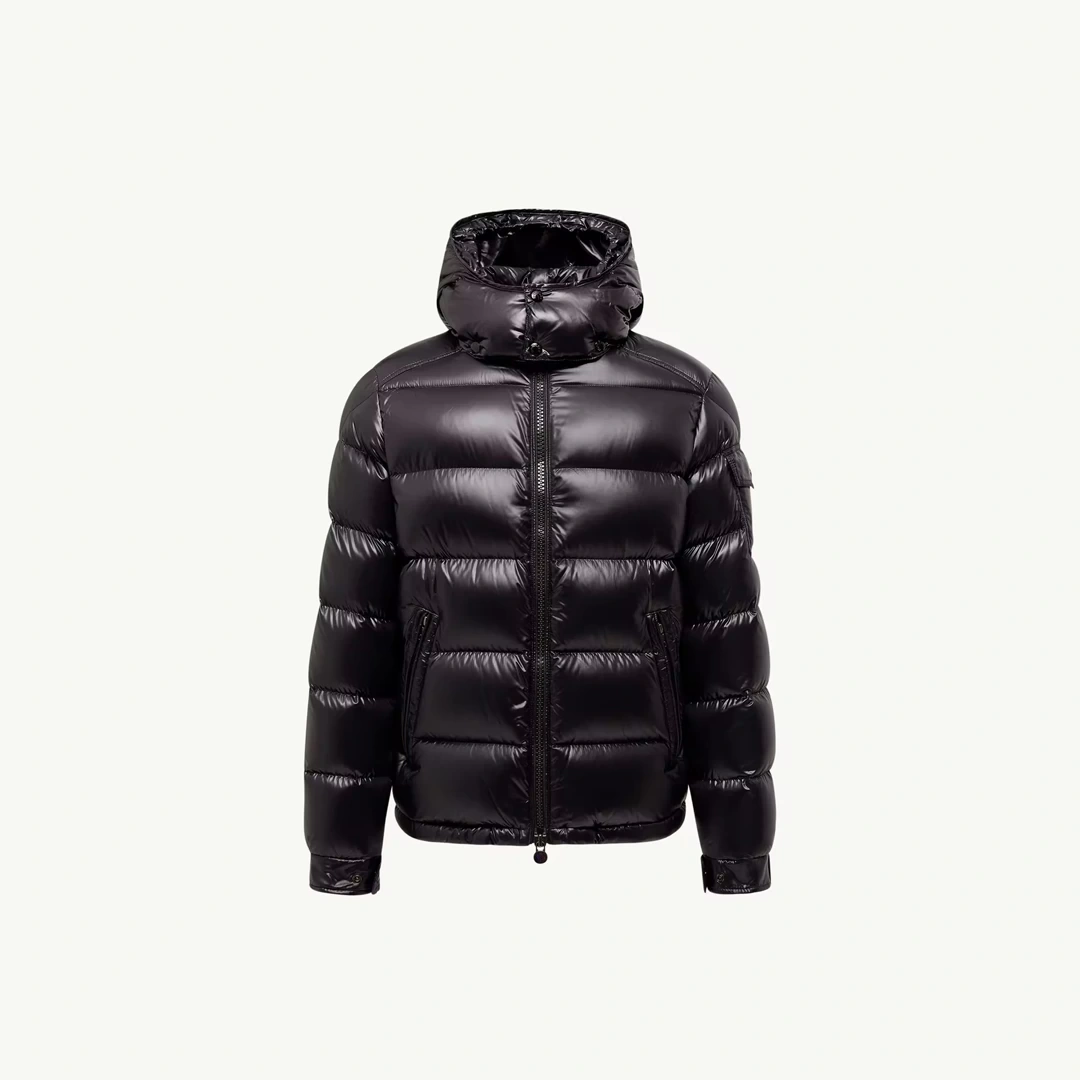 Maya Hooded Short Down Siyah Mont