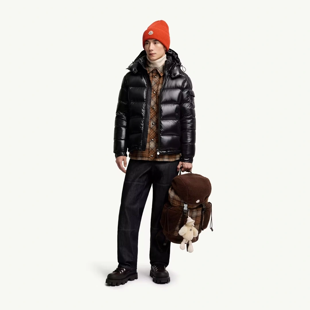 Maya Hooded Short Down Siyah Mont