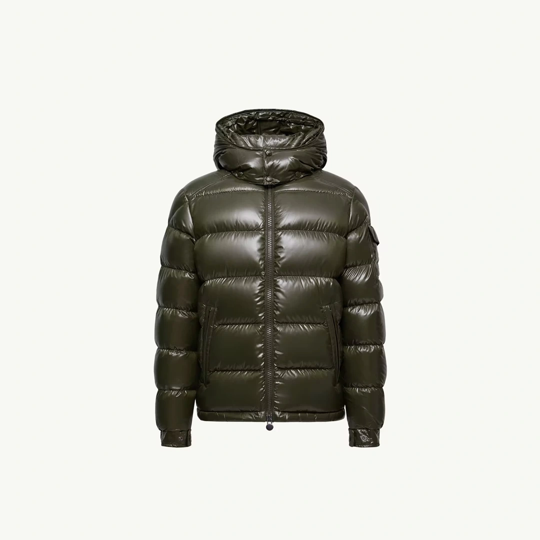 Maya Hooded Short Down Yeşil Mont