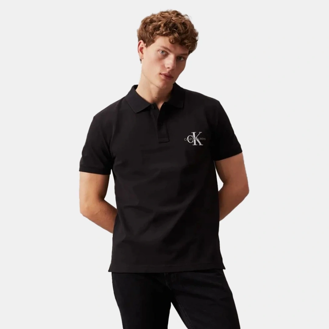 Monologo Polo T-Shirt Siyah