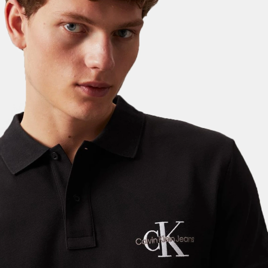 Monologo Polo T-Shirt Siyah
