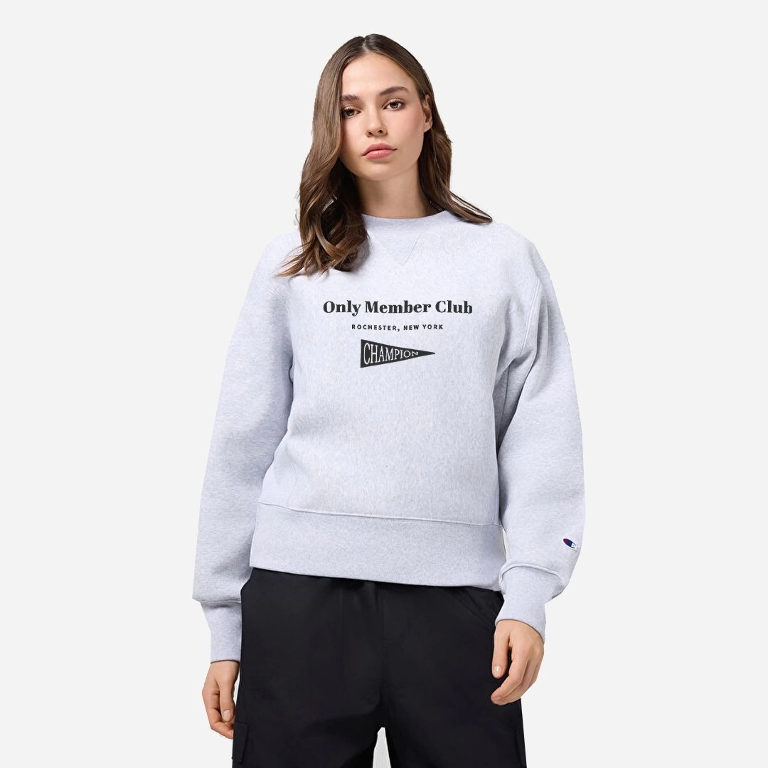 Only Members Club Kadın Sweatshirt Gri