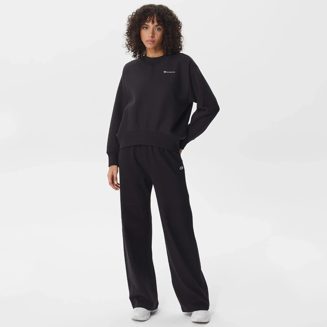 Powerblend Fleece Crew  Kadın Sweatshirt Siyah
