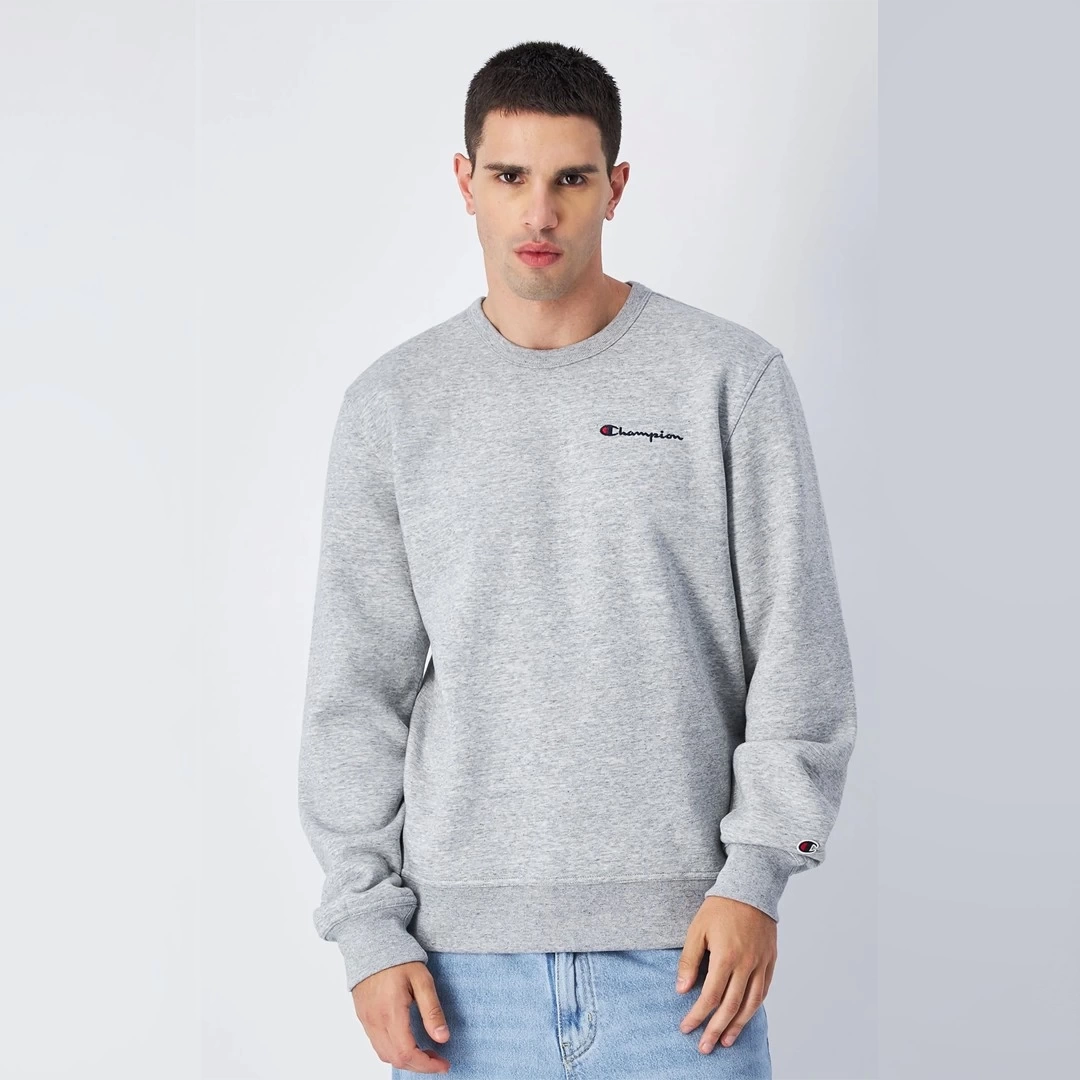 Powerblend Fleece Crew Sweatshirt Gri