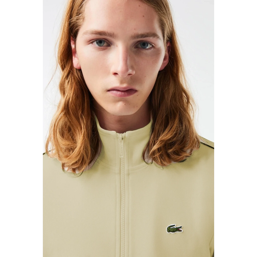 Regular Fit Fermuarlı Sweatshirt Kahverengi