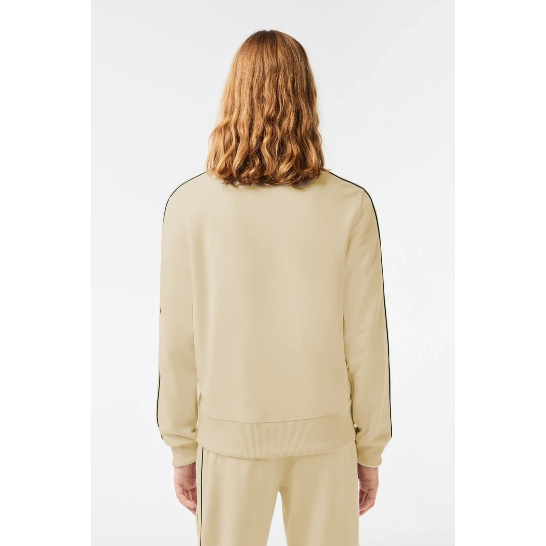 Regular Fit Fermuarlı Sweatshirt Kahverengi