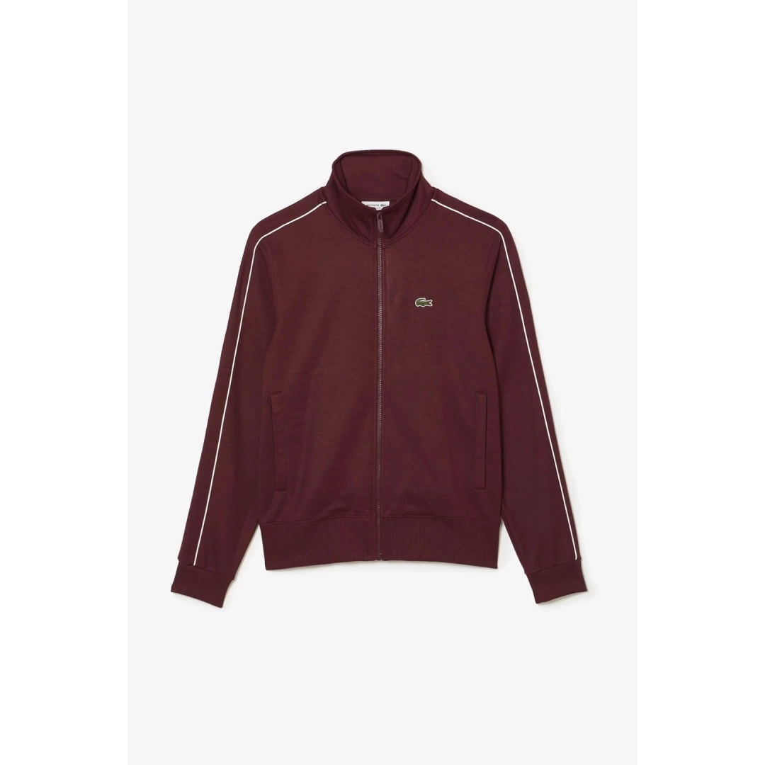 Regular Fit Fermuarlı Sweatshirt Kırmızı