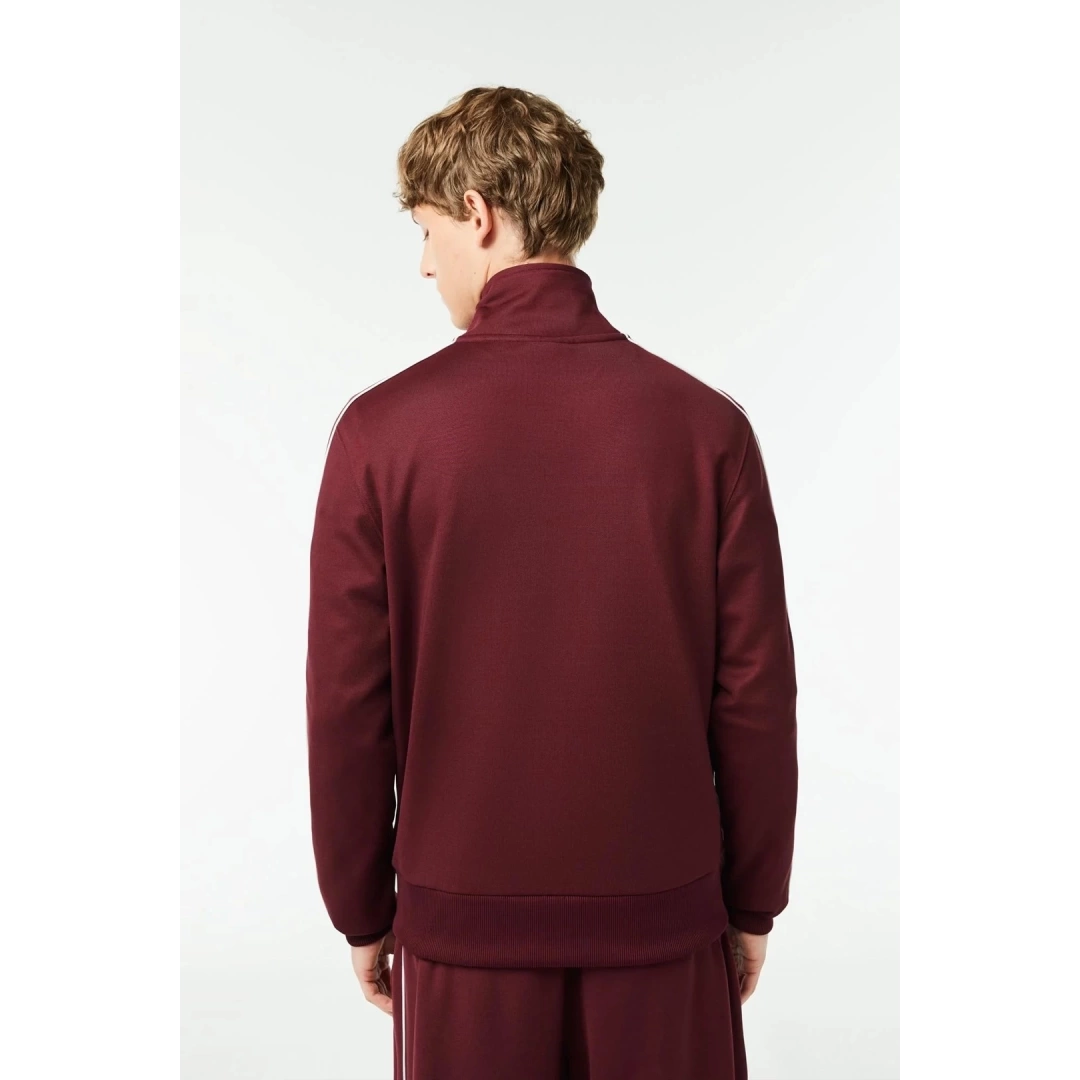 Regular Fit Fermuarlı Sweatshirt Kırmızı