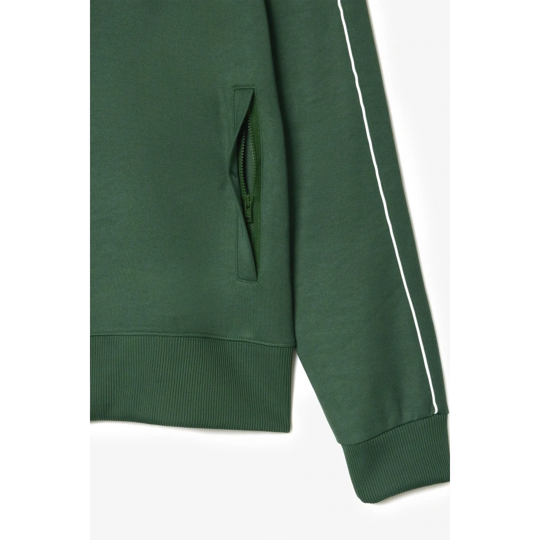 Regular Fit Fermuarlı Sweatshirt Yeşil
