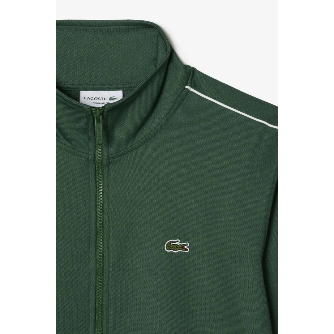 Regular Fit Fermuarlı Sweatshirt Yeşil