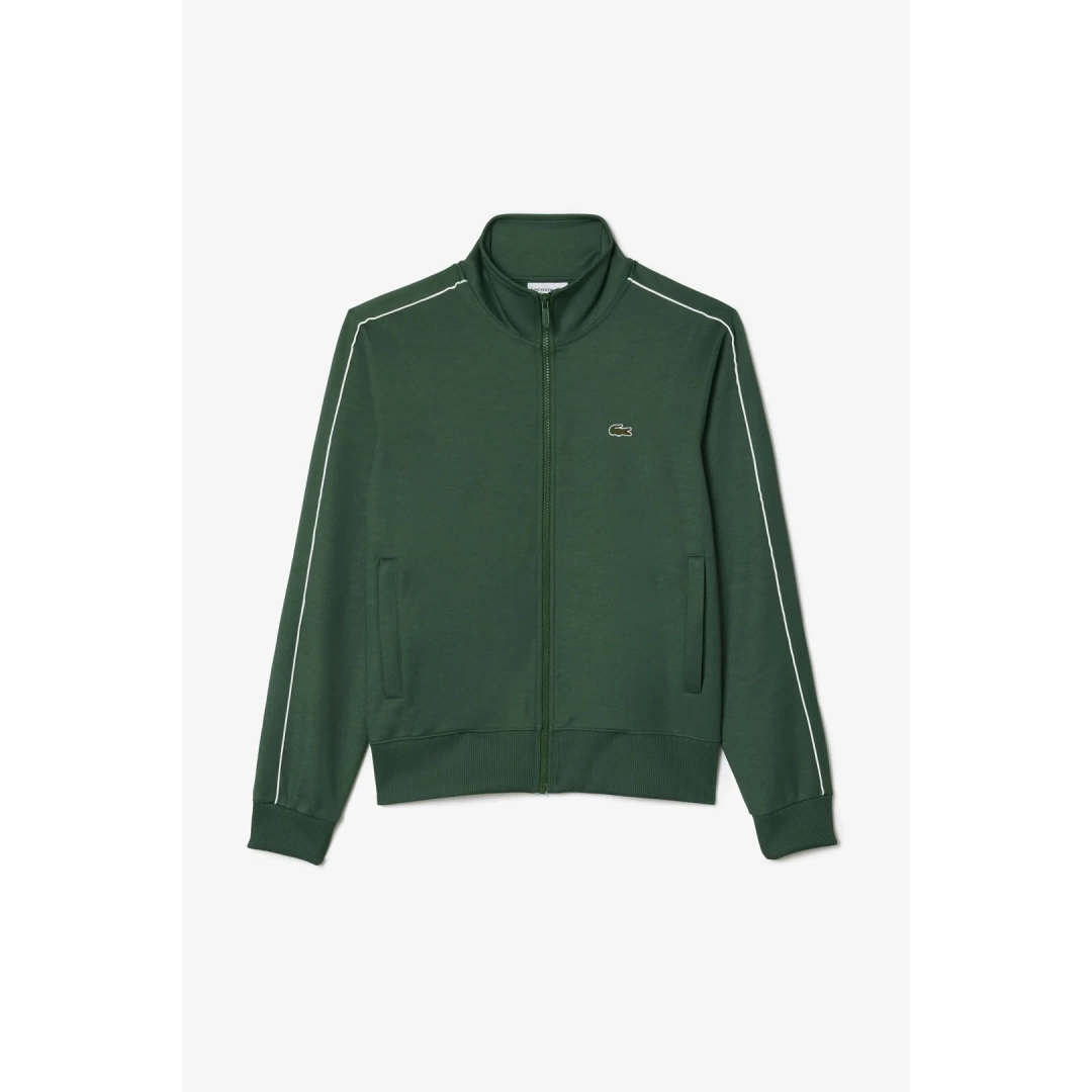 Regular Fit Fermuarlı Sweatshirt Yeşil