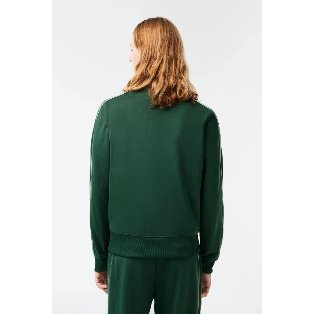 Regular Fit Fermuarlı Sweatshirt Yeşil