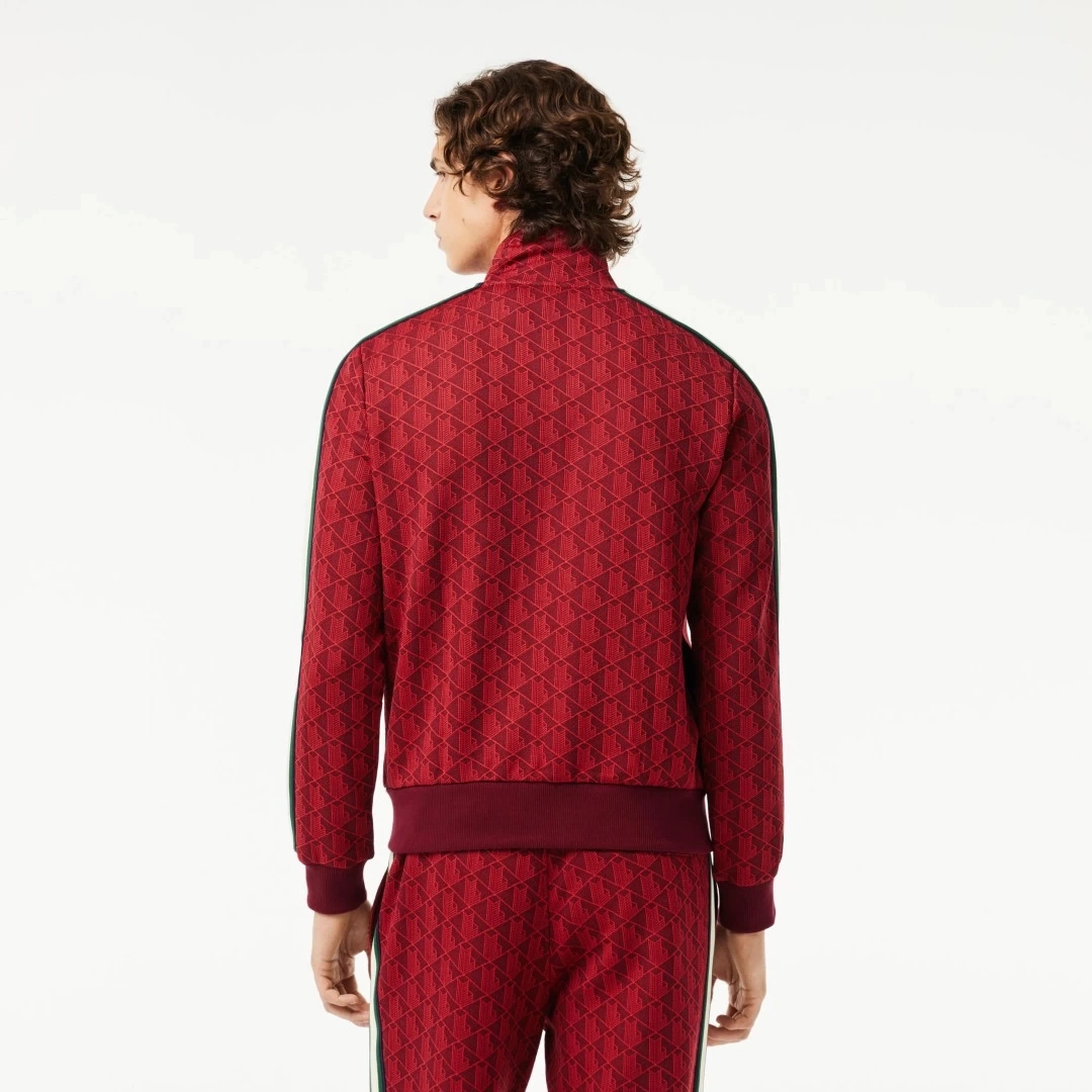 Regular Fit Monogram Sweatshirt Kırmızı