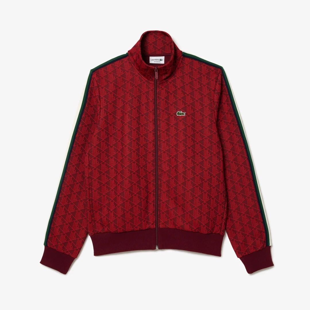Regular Fit Monogram Sweatshirt Kırmızı