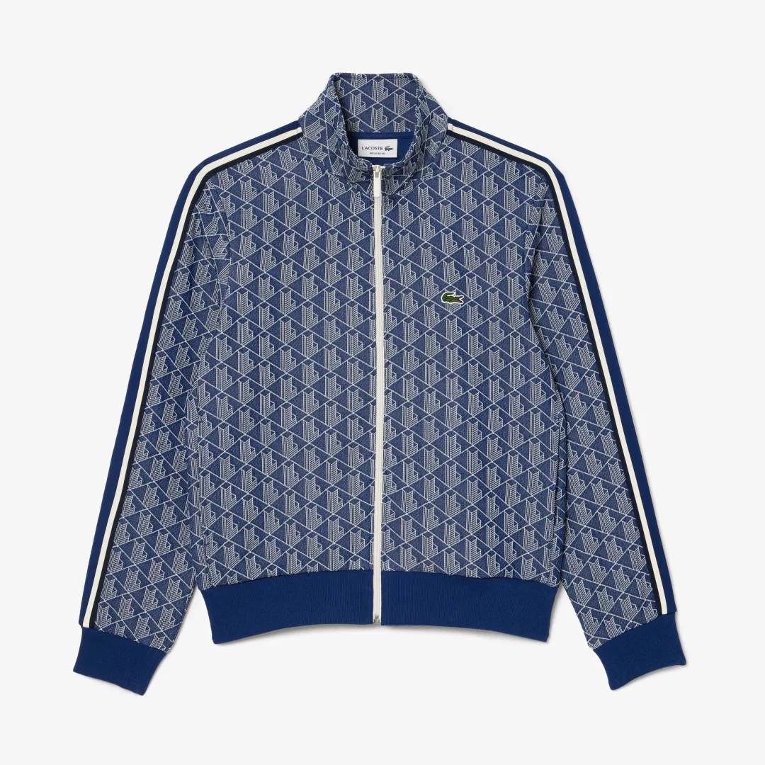 Regular Fit Monogram Sweatshirt Mavi