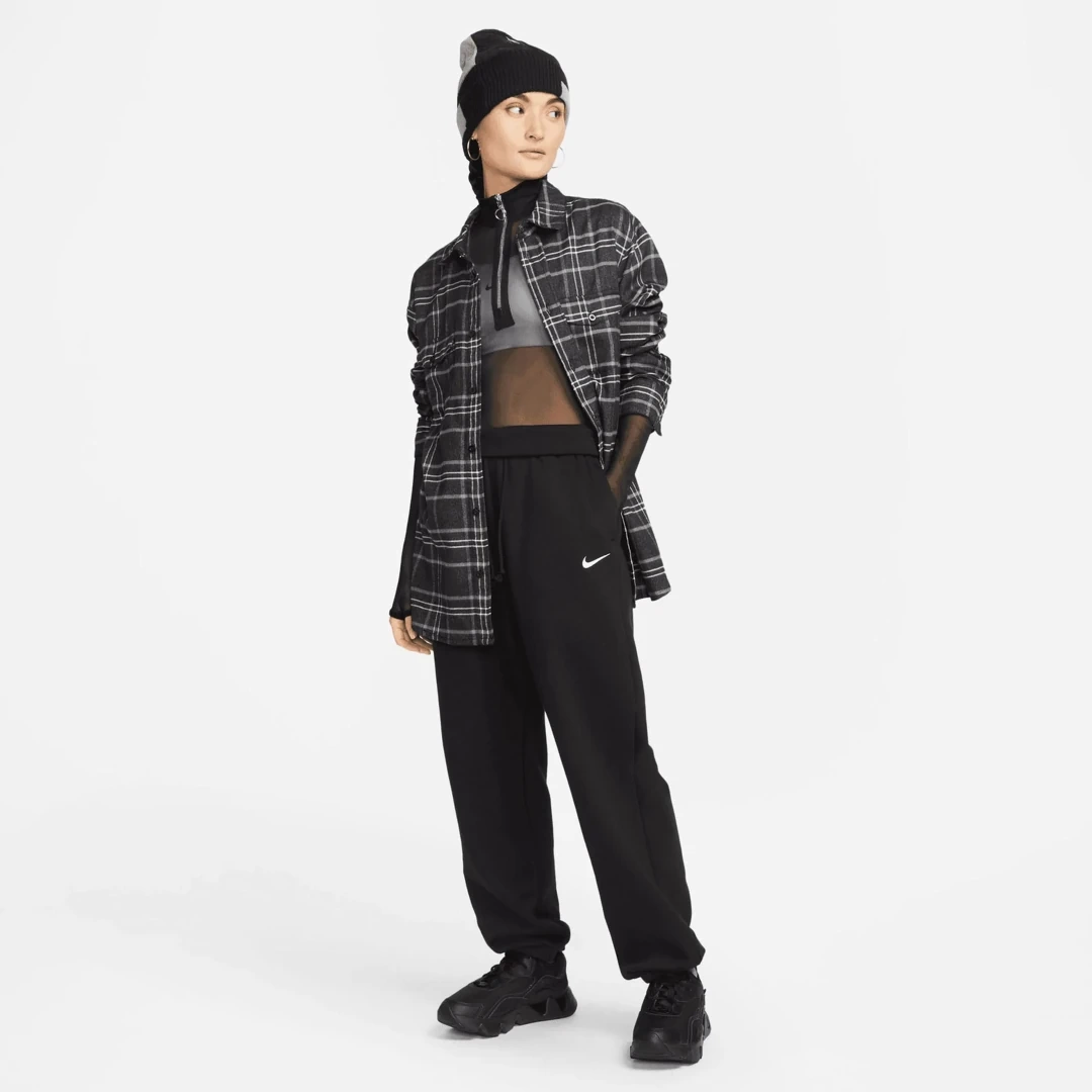Solo Swoosh Phoenix Fleece Kadın Eşofman Altı siyah