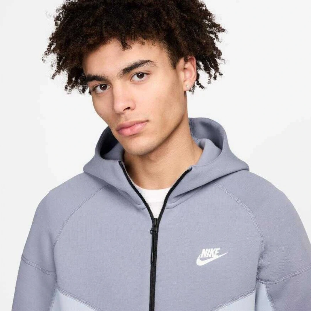 Sportswear Tech Fleece Windrunner Eşofman Üstü Light Armory Blue/Ashen Slate/White