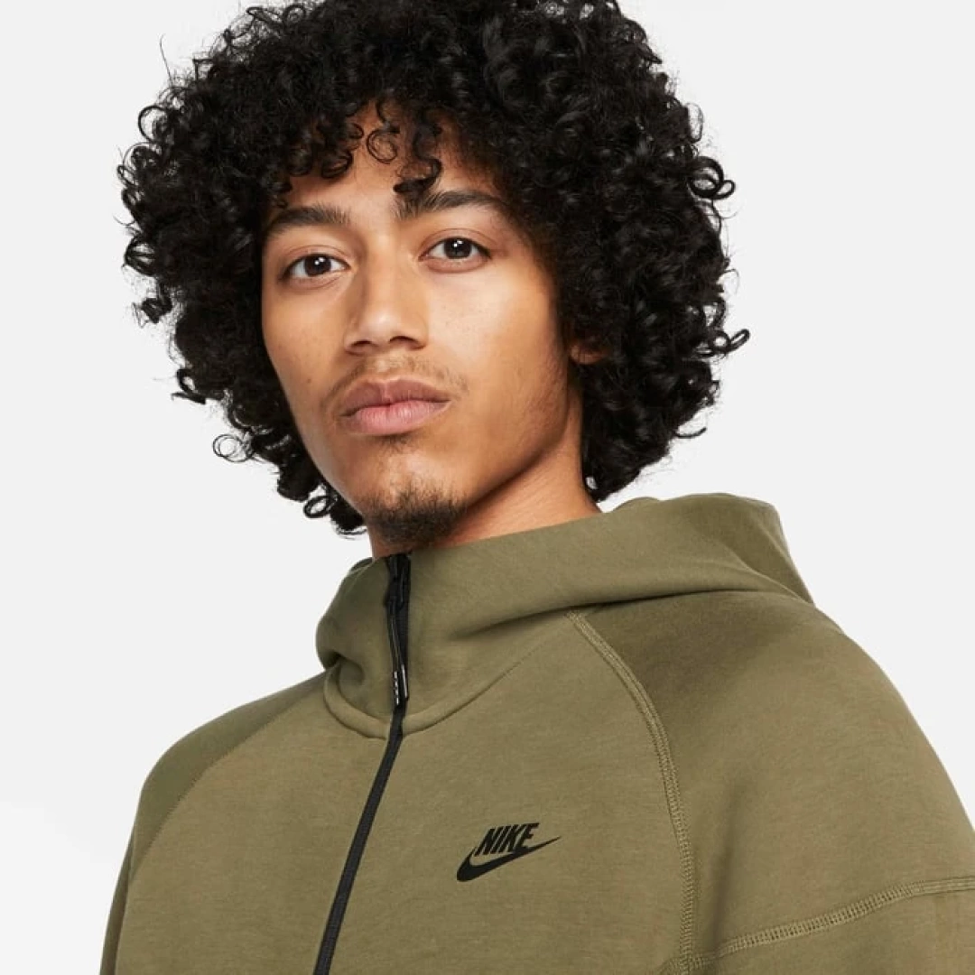 Sportswear Tech Fleece Windrunner Eşofman Üstü Medium Olive/Siyah