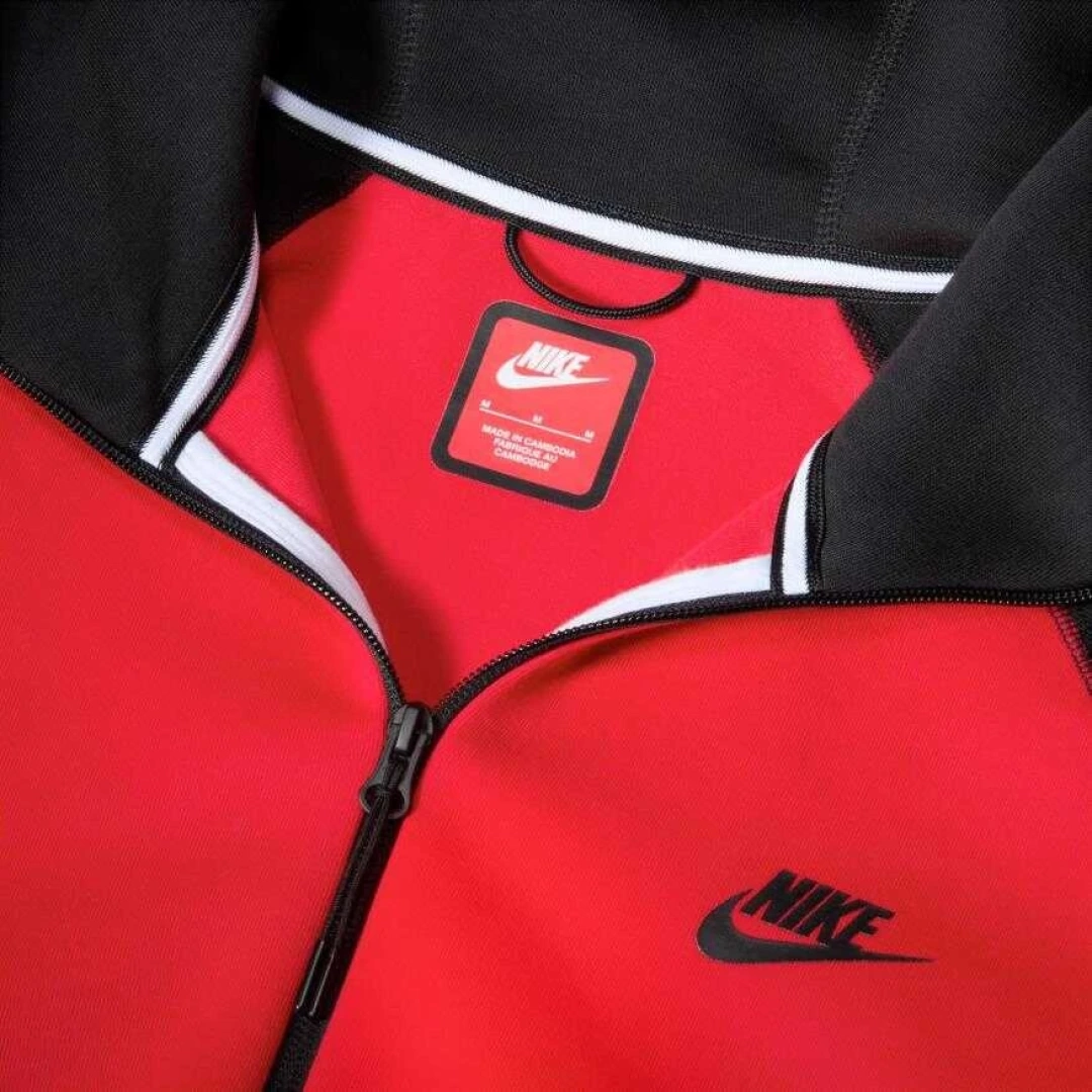 Sportswear Tech Fleece Windrunner Eşofman Üstü White/Red/Black