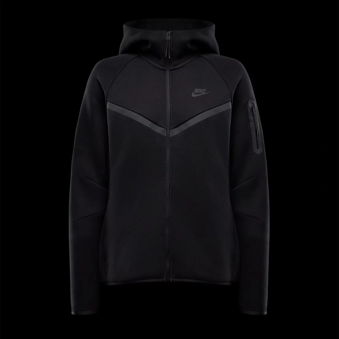 Sportswear Tech Fleece Windrunner Kadın Hoodie Siyah