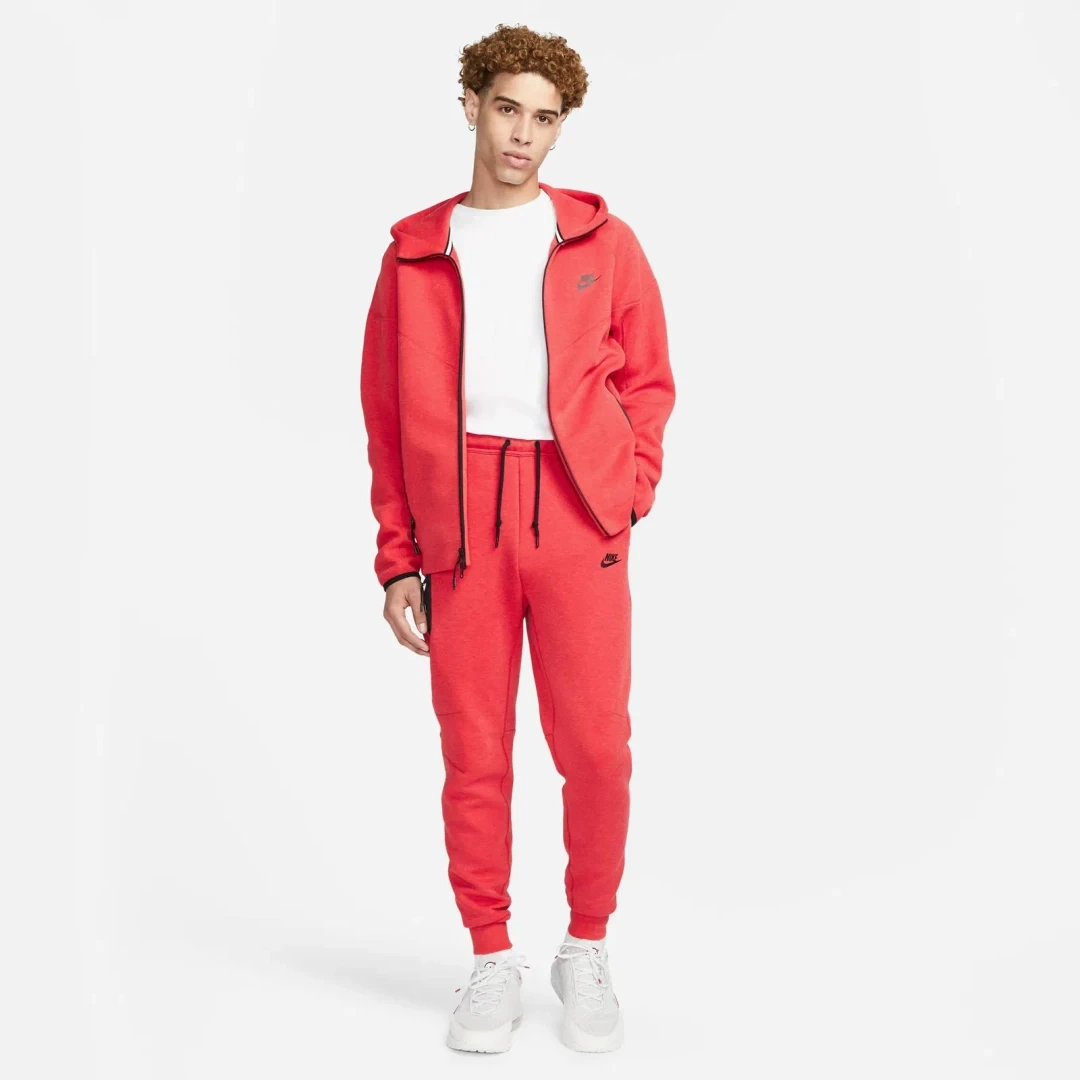 Tech Fleece Joggers White/Red/Black
