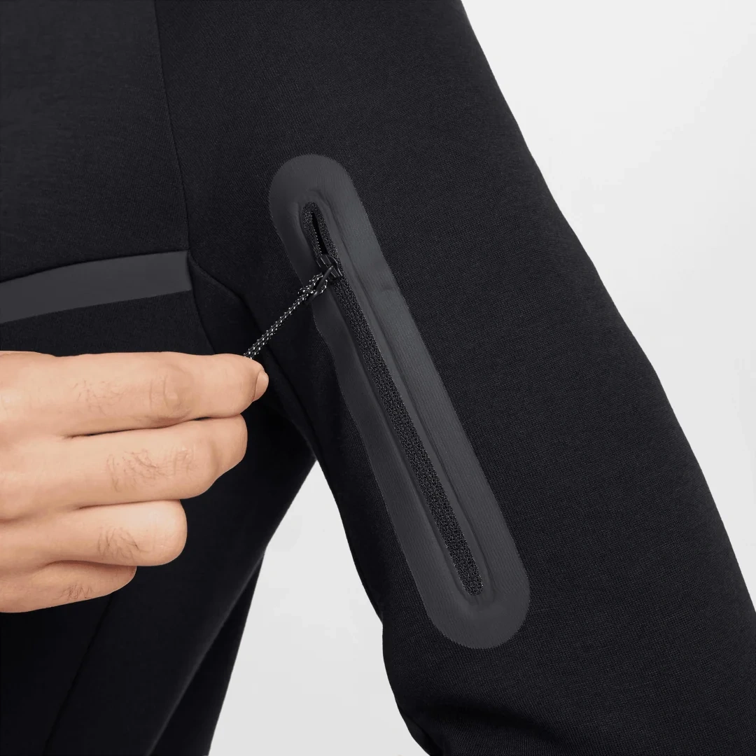 Tech Full-Zip Windrunner Hoodie Siyah