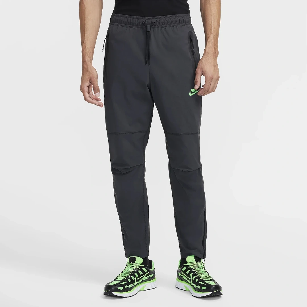 Tech Woven Trousers Siyah Antrasit Yeşil
