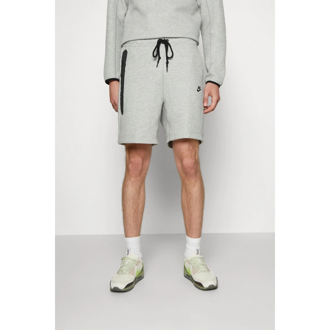 Yeni Tech Fleece Şort Gri