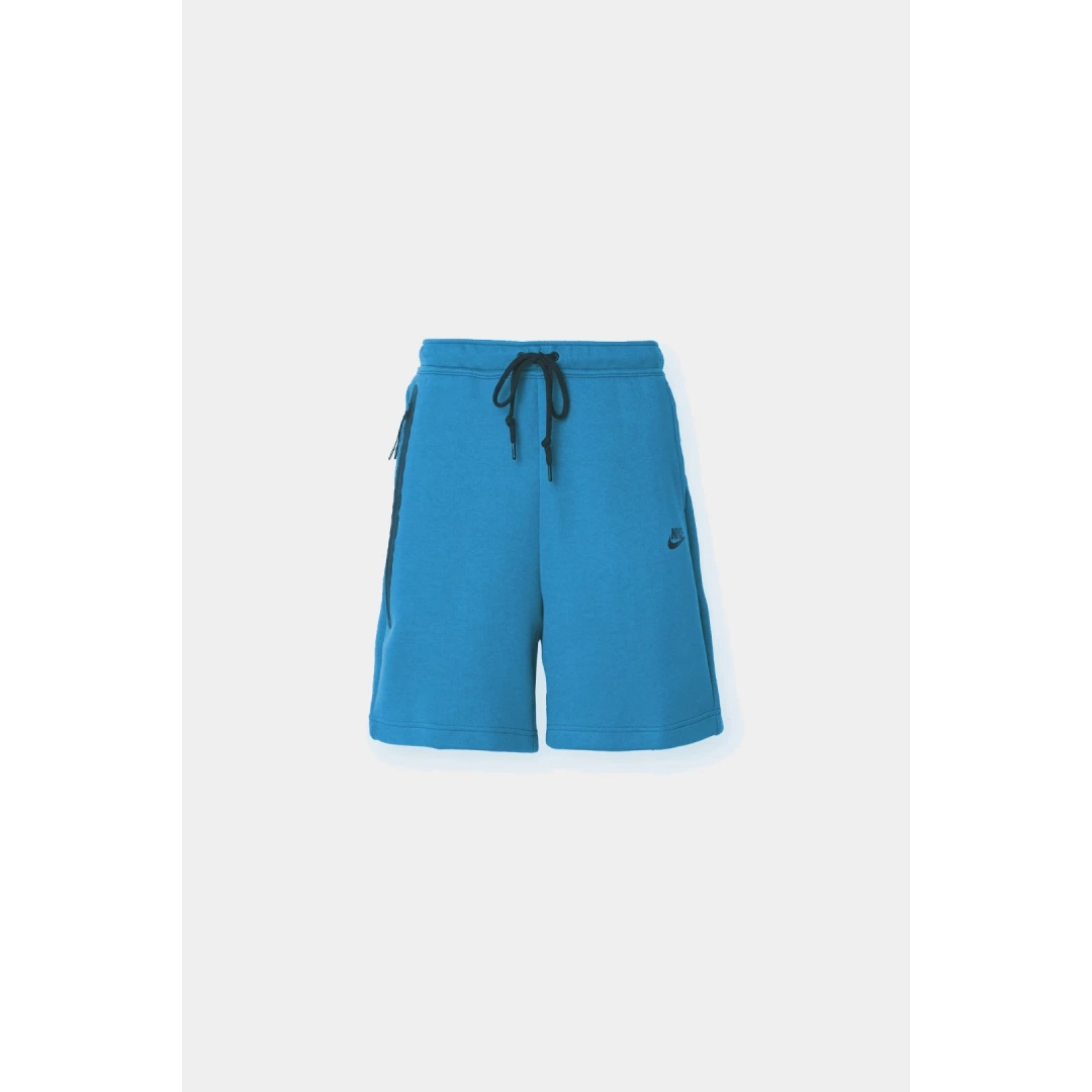 Yeni Tech Fleece Şort Mavi
